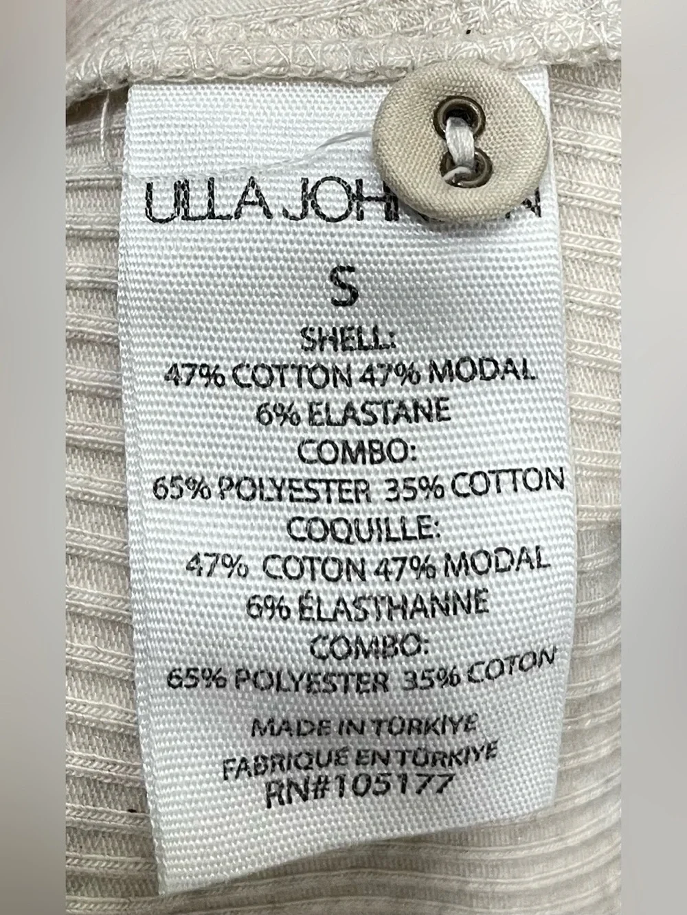 Ulla Johnson Marika Top in Cobblestone Size Small - Picture 4 of 10